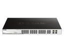 D-Link DGS-1210-28P netwerk-switch Managed L2 Gigabit Ethernet (10/100/1000) Power over Ethernet (PoE) 1U Zwart