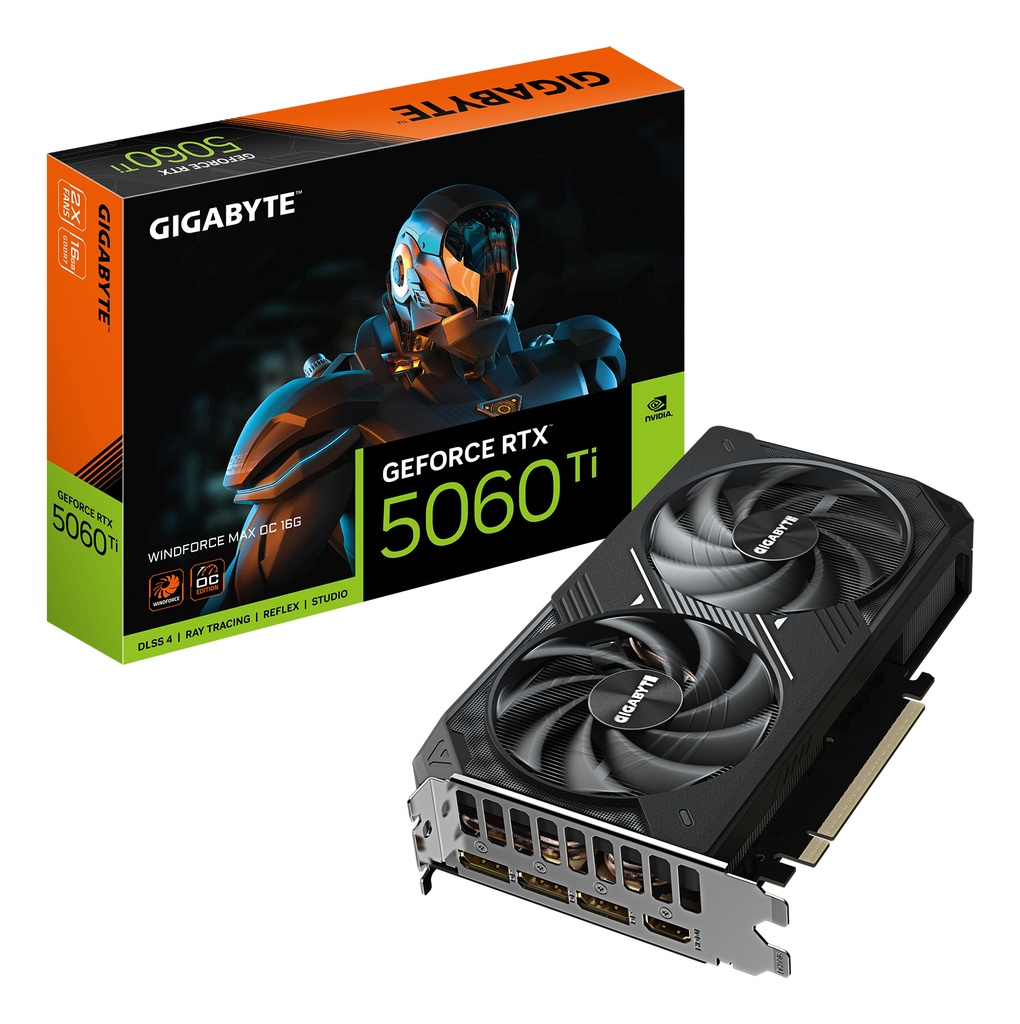 [GV-N506TWF2MAX OC-16GD] GIGA VGA 16GB RTX5060TI WINDFORCE-2-MAX-OC 16G 3xDP/HDMI GeForce RTX 5060 Ti WINDFORCE MAX OC 16G