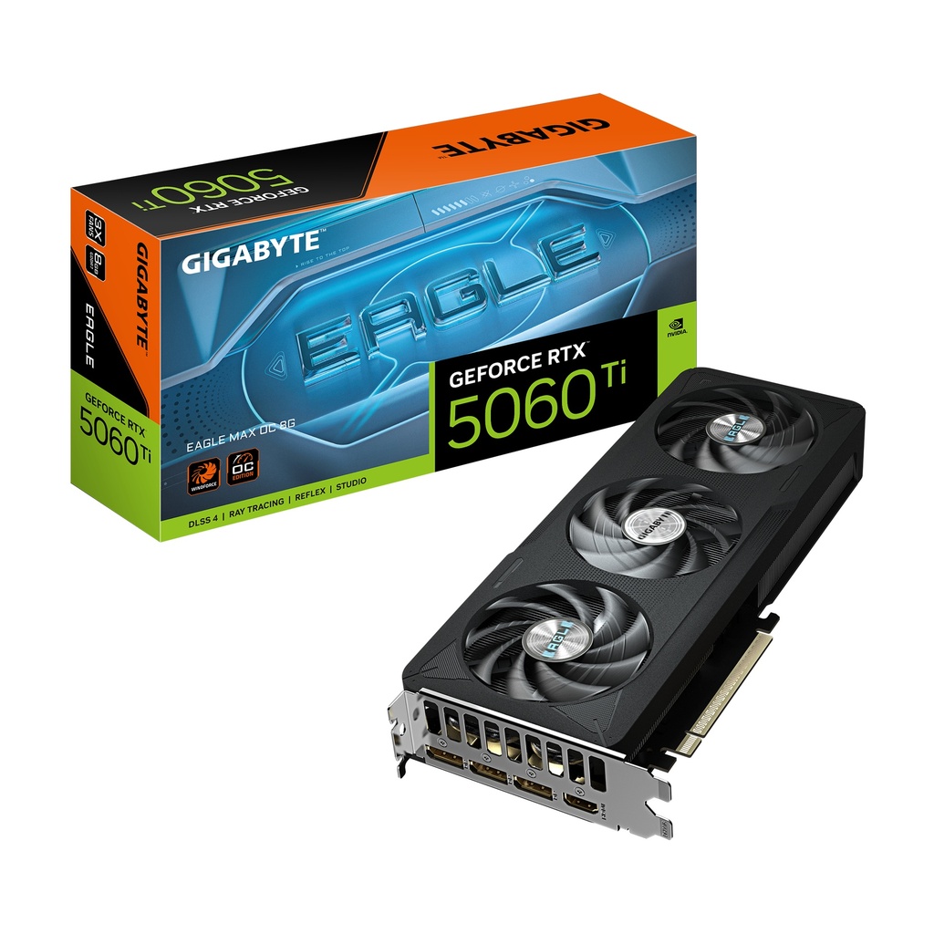 GIGA VGA 8GB RTX5060TI EAGLE-OC 8G 3xDP/HDMI GeForce RTX 5060 Ti EAGLE MAX OC 8G
