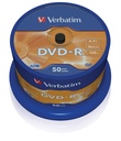 DVD ROH-R 4.7GB/ 16x Verbatim (50er Spindel)