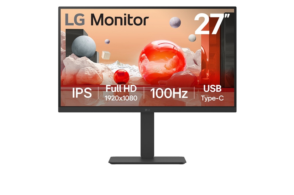 LG LG 27BA650-B computer monitor 68,6 cm (27") 1920 x 1080 Pixels Full HD LCD Zwart