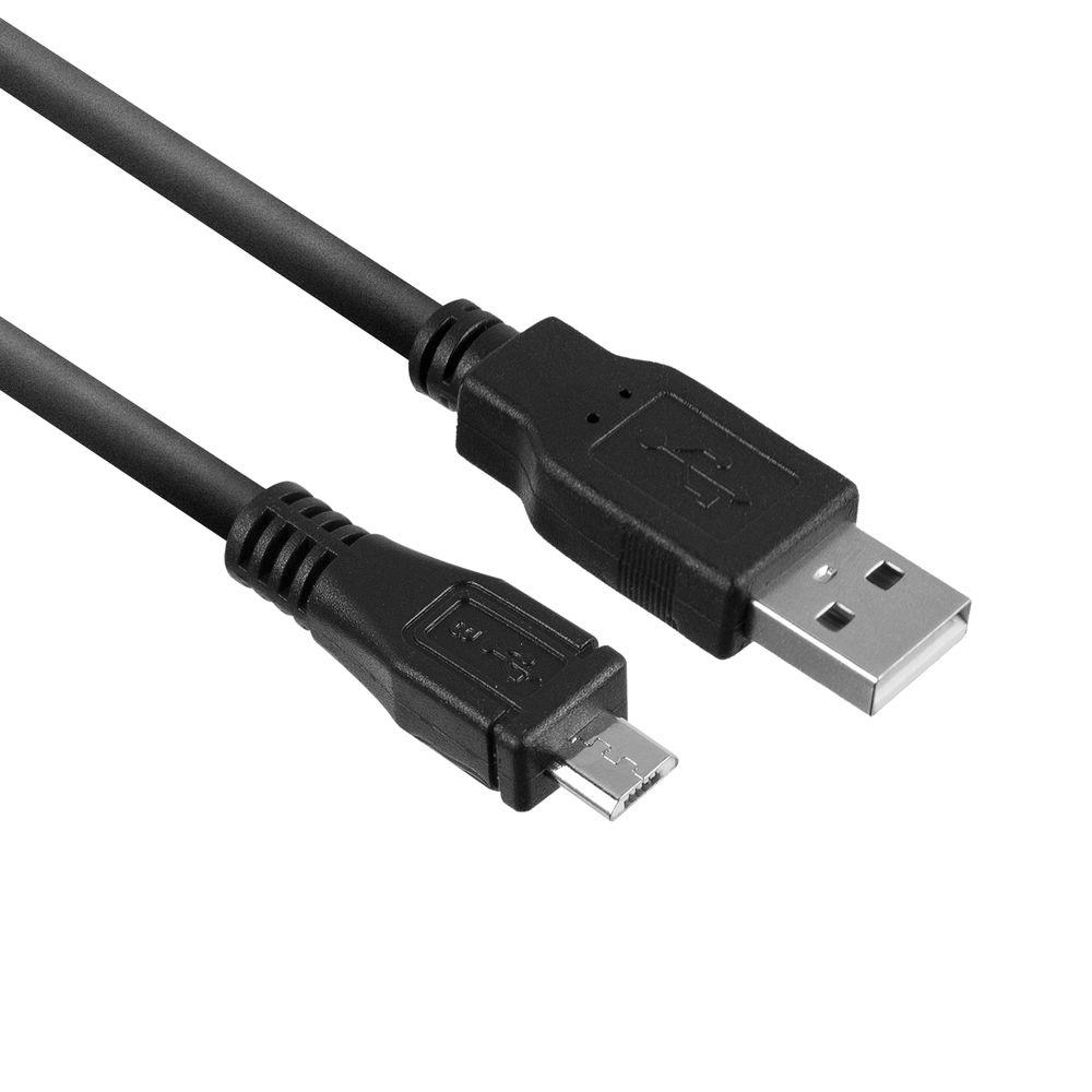 ACT AC3000 | USB 2.0 | USB-A naar Micro-USB-B | 1m | Zwart