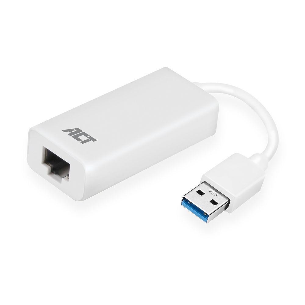 [AC4410] ACT AC4410 | USB 3.2 Gen1 Gigabit Ethernet Adapter | 1000 Mbps | Wit