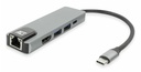 ACT USB-C 4K dockingstation voor 1 HDMI monitor, ethernet, USB-A, PD pass-through