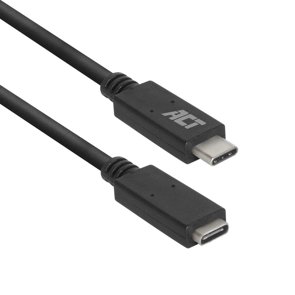 [AC7412] ACT AC7412 | USB 3.2 Gen 1 Kabel | USB-C naar USB-C | 2m | Zwart