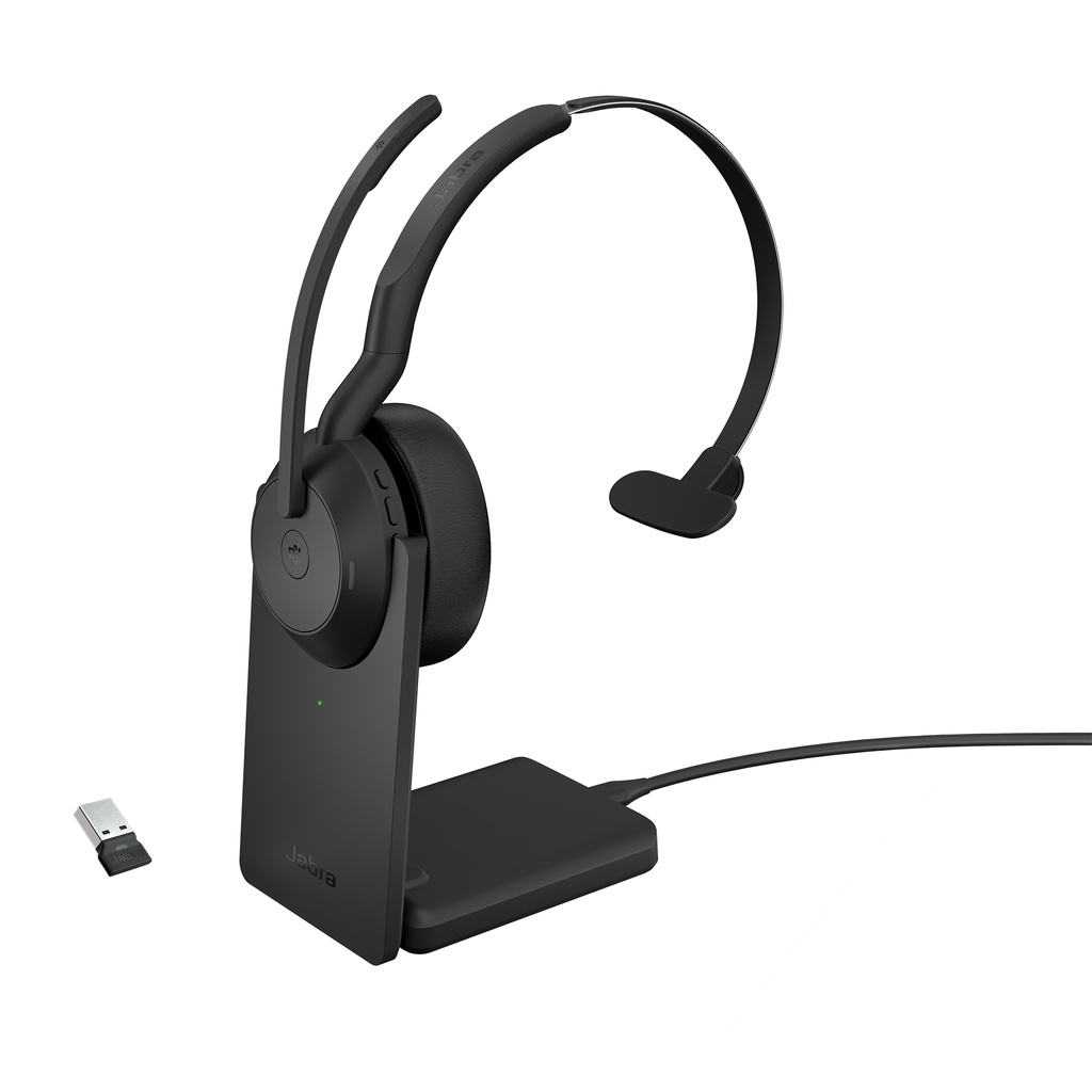 [25599-899-989] Jabra Evolve2 55 Headset Draadloos Hoofdband Kantoor/callcenter USB Type-C Bluetooth Zwart