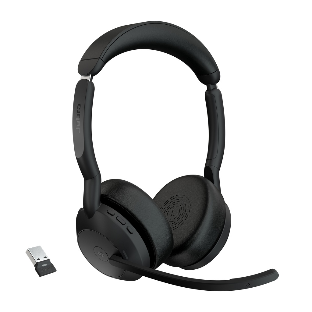 [25599-999-999] Jabra Headset Evolve2 55 MS Stereo USB-A BT Zertifiziert für Microsoft Teams