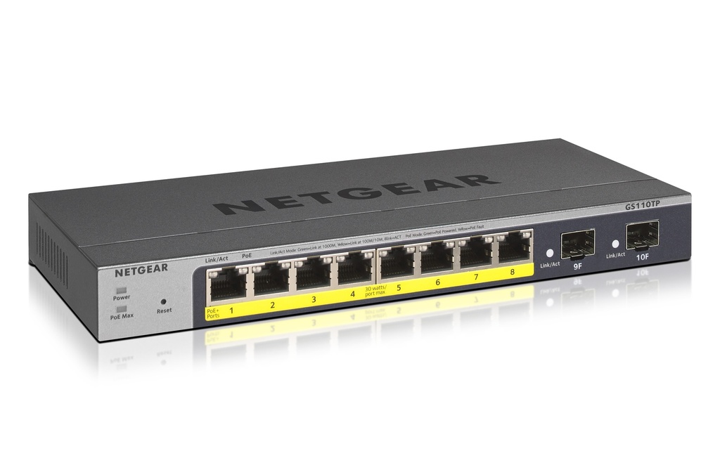 [GS110TP-300EUS] Netgear 10Port Switch 10/100/1000 GS110TP v3