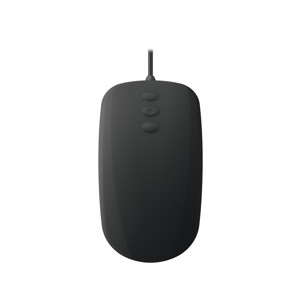 [AK-PMH3OB-US-B] CONTOUR ACTIVE KEY Mouse AK-PMH3 Medical 3-Button Scroll corded sealed black IP68 kabelgebunden, 3-Button-Scroll-Steuerung, IP68
