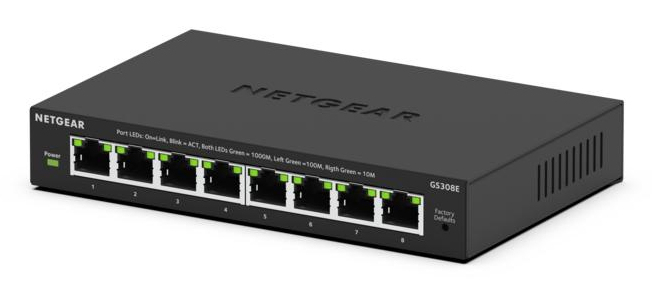 Netgear 8Port Switch 10/100/1000 GS308E GS308E-400EUS