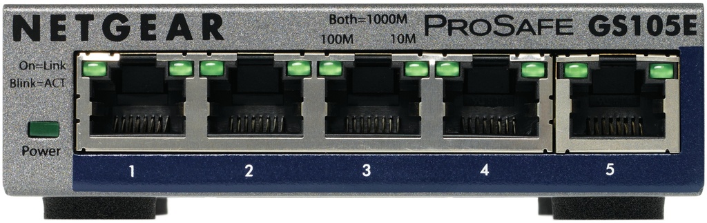 [GS105E-200PES] Netgear 5Port Switch 10/100/1000 GS105E