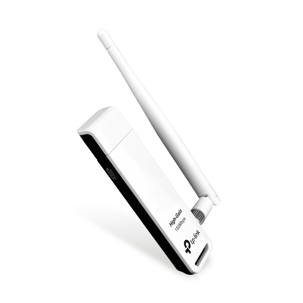 TP-Link TL-WN722N | Wi-Fi 4 USB-adapter | 150 Mbps | 2,4 GHz | USB 2.0 | Zwart