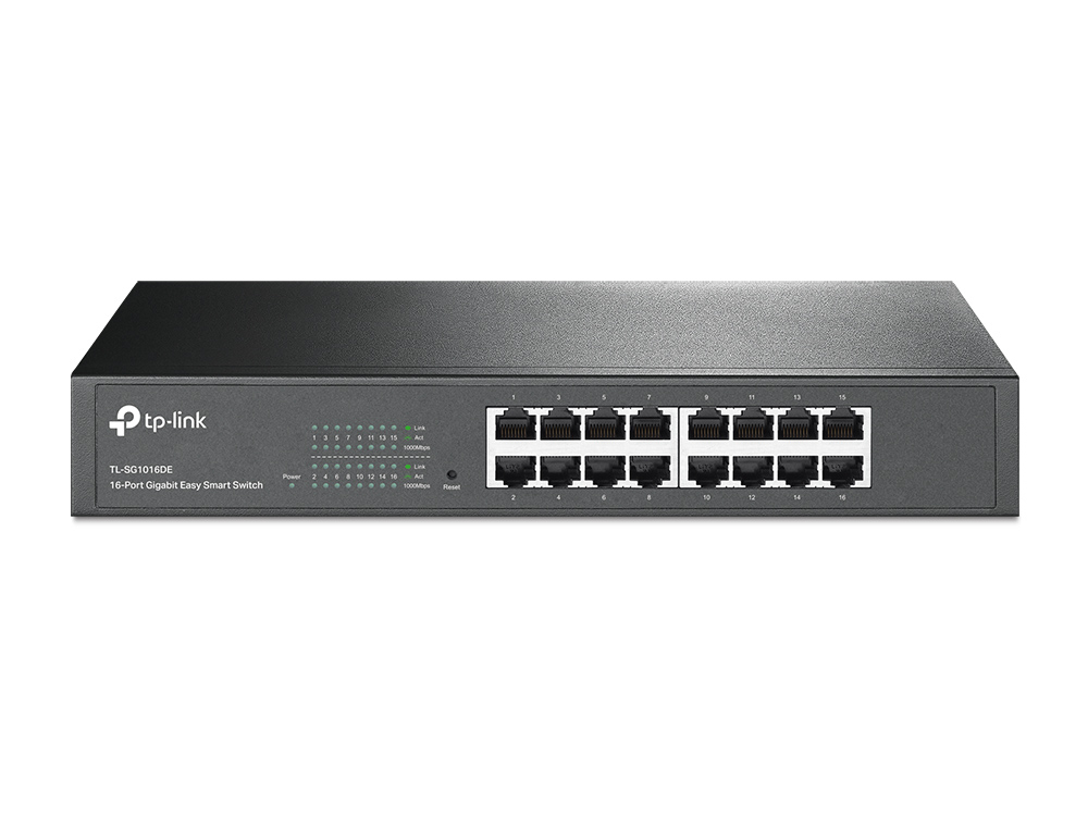 TP-LINK Switch TL-SG1016DE 16xGBit Easy Managed Desktop