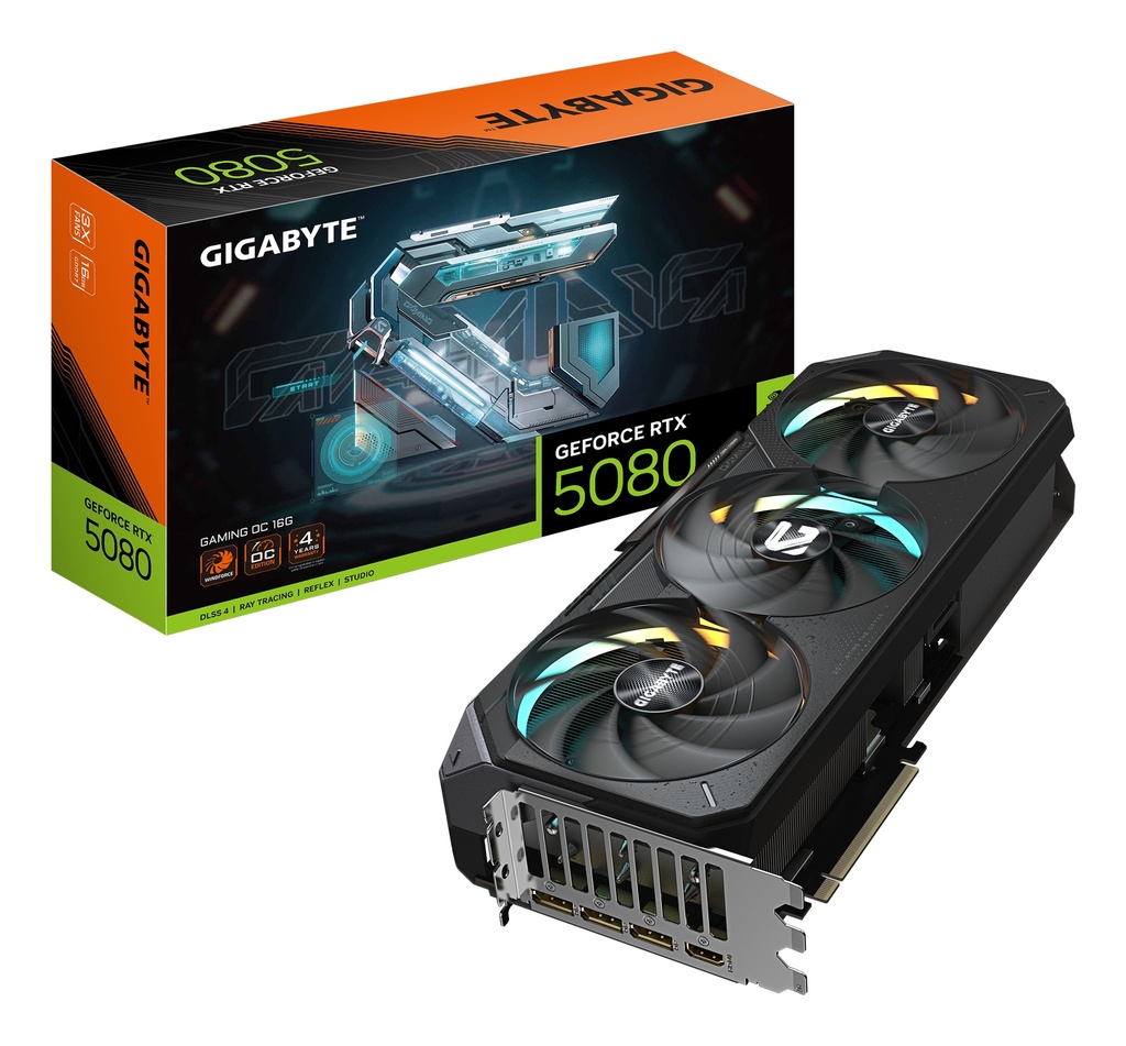 GIGA VGA 16GB RTX5080 GAMING OC-16G 3xDP/HDMI GeForce RTX 5080 GAMING OC 16G