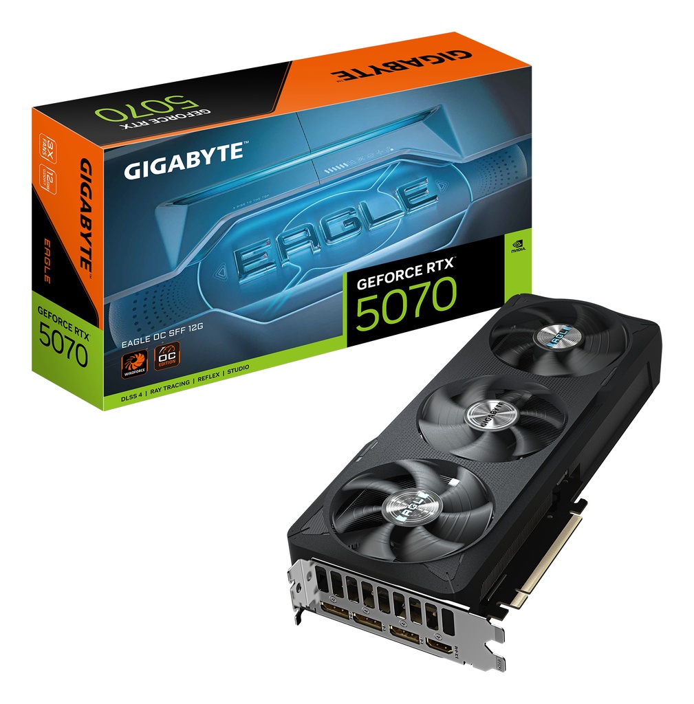 [GV-N5070EAGLE OC-12GD] GIGA VGA 12GB RTX5070 EAGLE OC-12G 3xDP/HDMI GeForce RTX 5070 EAGLE OC SFF 12G