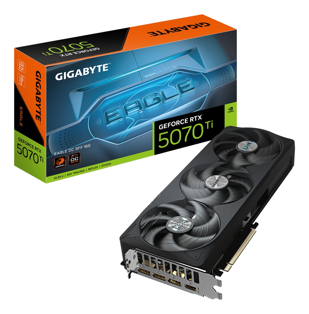 [GV-N507TEAGLE OC-16GD] GIGA VGA 16GB RTX5070TI EAGLE-OC-SFF-16G 3xDP/HDMI GeForce RTX 5070 Ti EAGLE OC SFF 16G