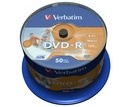 DVD ROH-R 4.7GB/ 16x Verbatim print. (50er Sp.)