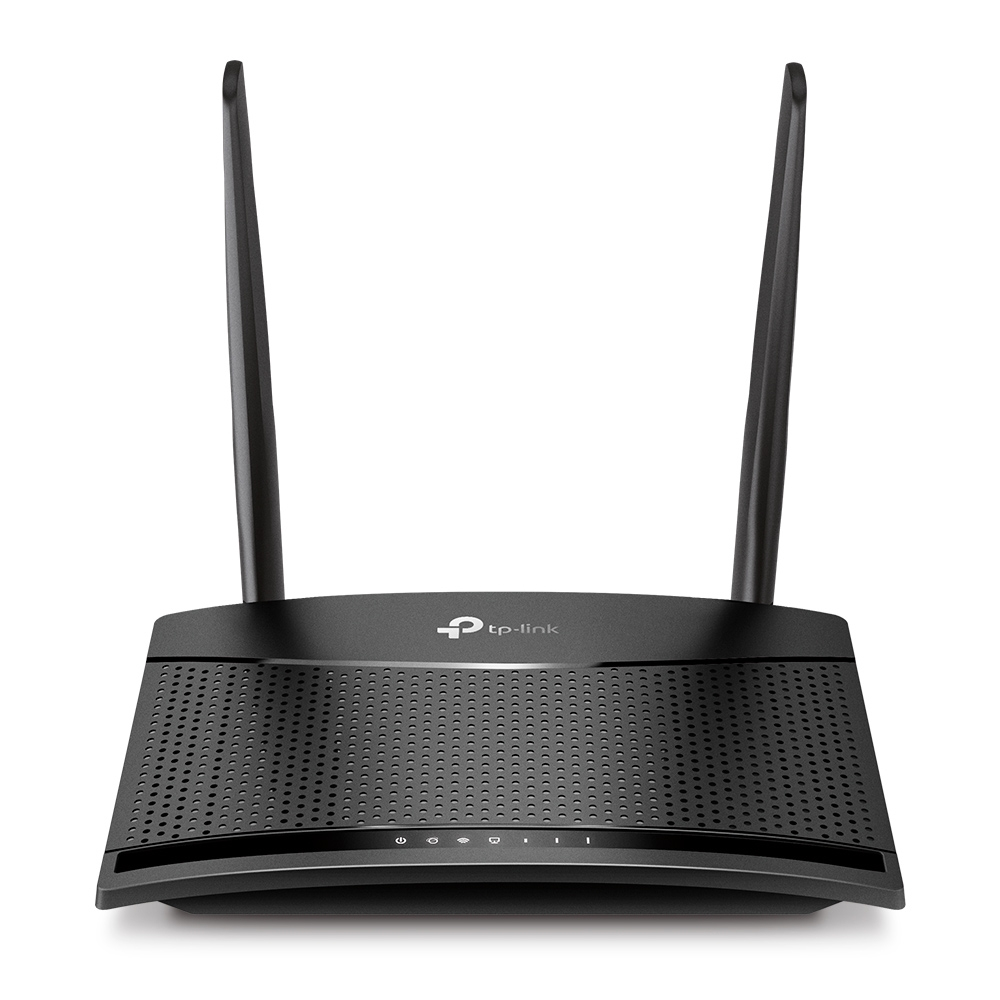 TP-Link TL-MR100 | 4G LTE Router | WiFi 4 (2,4 GHz) | Ethernet Fast (10/100 Mbps) | Zwart