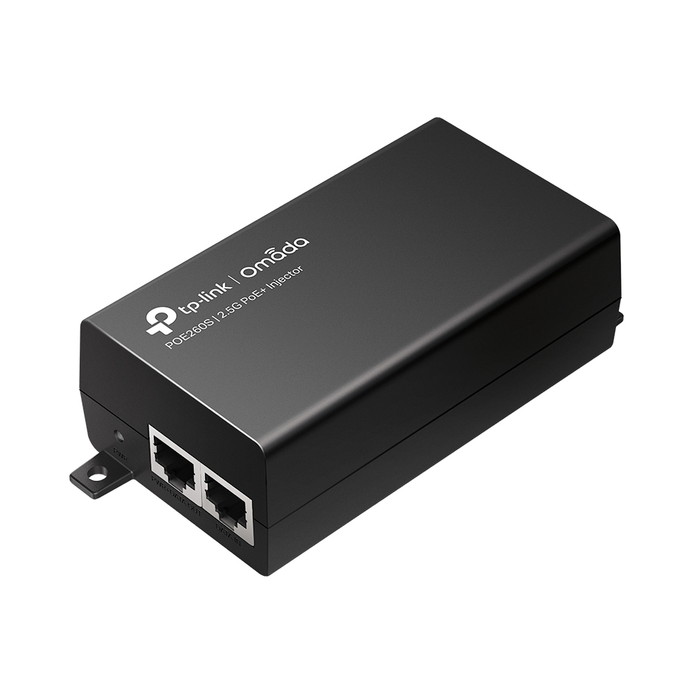 TP-LINK PoE+ 2.5G Injektor POE260S 1x 2.5G PoE Port, 1x 2.5G Non-PoE Port