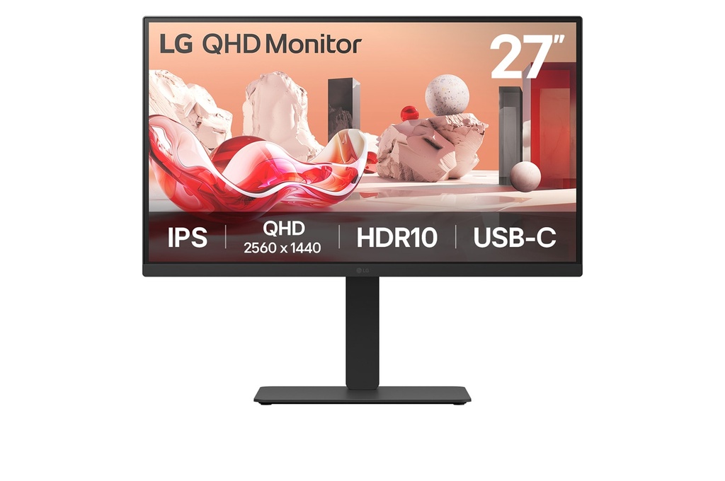 LG LCD 27BA75QB-B 27" black USB-C, KVM, Daisy Chain,RJ45