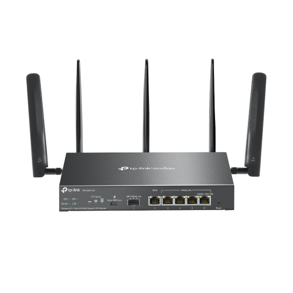 TP-LINK AX3000 6 Port Gigabit VPN Router 1x SFP  Dual-Band Wifi 6, Omada Mesh