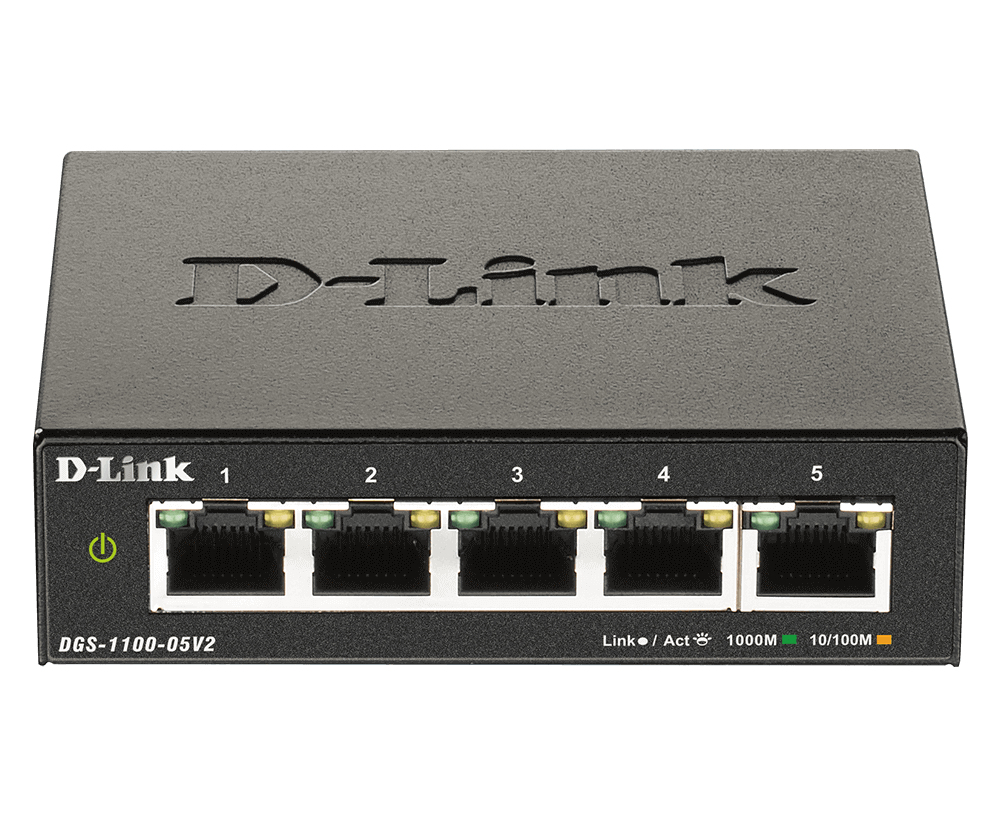 D-Link Switch DGS-1100-05V2 5xGBit Managed