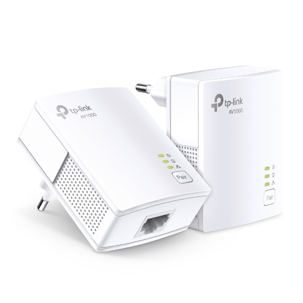 TP-LINK Powerline Gbit AV1000 1xLAN  Kit  Kit bestehend aus 2 TL-PA7019 Adaptern
