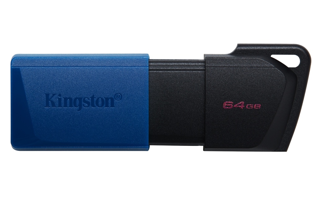 Kingston USB 3.2 Stick DataTraveler Exodia M black/blue 64GB 2er Pack 3.2 Gen 1, Zwei Stück